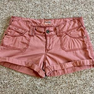 Mudd clay color pocketed shorts size 7